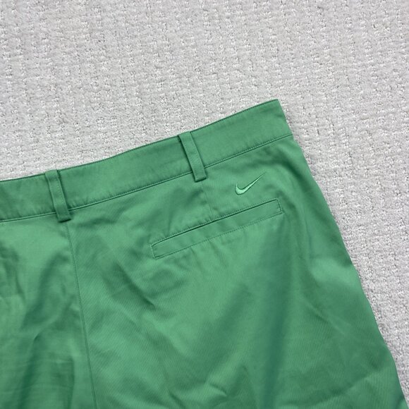 Nike Golf Shorts Mens Size 38 Lucky Green Flat Front Dri Fit Tour Performance - Picture 10 of 13